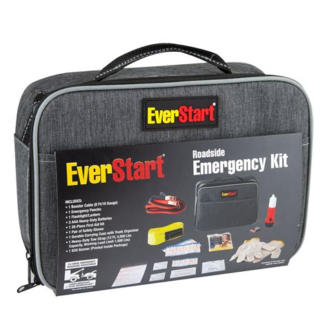 everstart travel pro safety kit emergency roadside assistance
