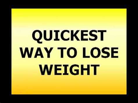 lose weight fast  ways  drop  pounds