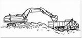 Excavator Tractor Digger Adult Sheets sketch template
