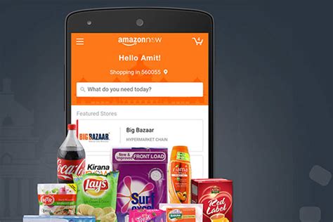amazon launched amazon  app  grocery delivery  bangalore   rocks
