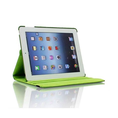 ipad hoes air  hem cover groen met uitschuifbare hoesjesweb stylus ipad hoes tablethoes