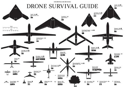 drone survival guide  poster  tips  spotting  evading drones