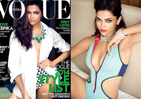 Deepika Padukone Poses Scorching Hot Sizzles On The Cover Of Vogue