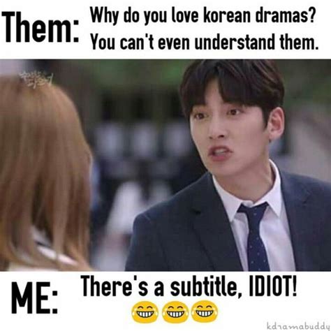 I Wonder How Can They Not Understand That There Is Subs Kdrama Memes