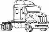 Trucks Lkw Ausmalbilder Scania Peterbilt Lastwagen Camiones sketch template