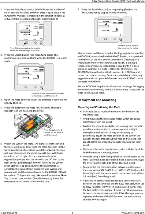 onset computer onst hobo rx wireless sensor network user manual rxw