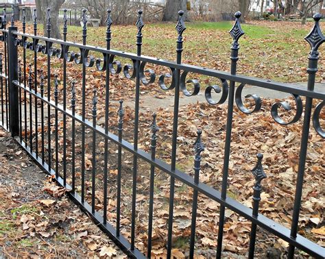 wrought iron victorian garden gate picket fence restoration snow
