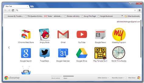 google chrome browser  pc windows xp    mac