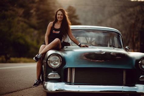 Alex Taylor Aims For The 6 S In Her New 55 Chevy Street Car