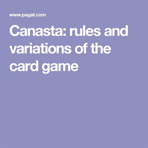 canasta rules  variations   card game card games family fun