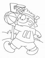 Basketball Coloring Pages Printable Kids Funny Boy Colouring Print Basket Bestcoloringpages Sheets sketch template