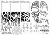 Worksheets Maori Students Artwork Handouts Google School High Student Zealand Grade Middle Search Arts Kid Masks Lessons Au Lesson sketch template