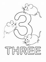 Coloring Number Pages Numbers Preschoolers Kids Color Printable Three Preschool Toddlers Sheets Sheet Learning Getcolorings Different Mice Print Learn Colorings sketch template