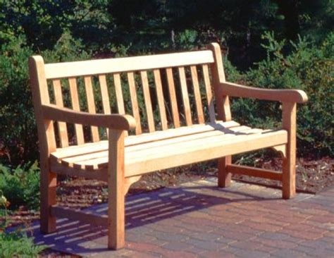 english park bench vintage woodworking plan
