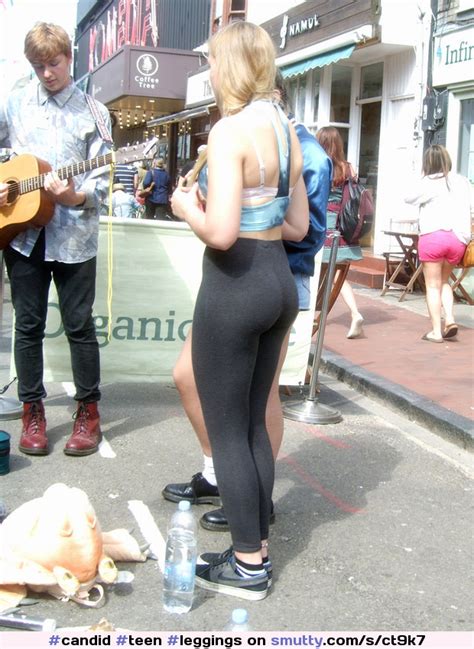 Teen Leggings Bubblebutt Candid