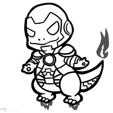 superhero chibi iron man coloring pages  printable coloring pages