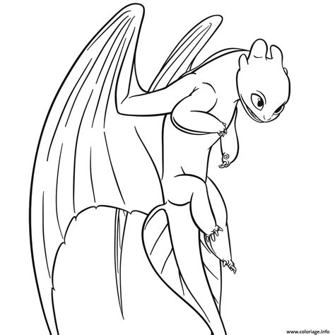 light fury coloring page coloringnori coloring pages  kids images