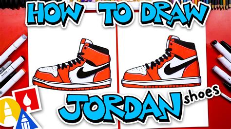 draw air jordan  shoes art  kids hub