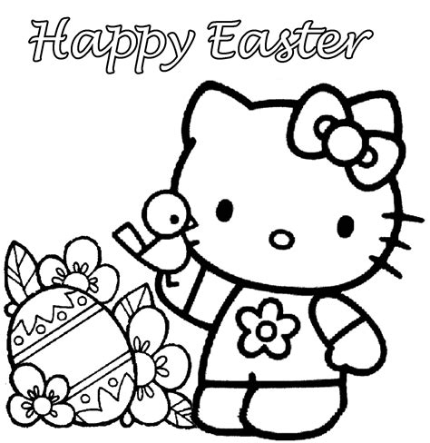 happy easter coloring pages  large images