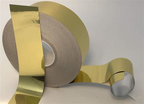 amazoncom colored chrome tape plastic vinyl  adhesive     ft gold arts