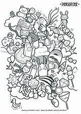 Doodle Coloriage Vexx Visiter Ebit Diamondring Linework Tortise Cactus Popart Rabbit Bow sketch template