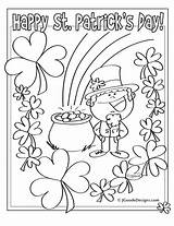 Coloring St Patrick Pages Print sketch template