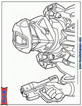 Coloring Halo Pages Kids sketch template