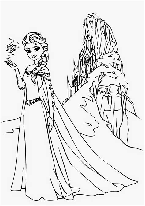 elsa colouring  pages  coloring page