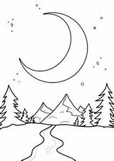 Moon Scyapinc Scyap sketch template