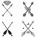 Tattoo Tattoos Crossed Arrow Arrows Viking Symbols Symbol Friendship Small Tatoeages Tatoeage Designs Template Weheartit Buzzle sketch template
