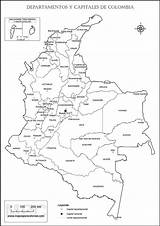 Colombia Departamentos Capitales Mapas Croquis Politico Político Actividades Municipios Colorea Tareas Mudo sketch template