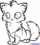 Anime Cat Draw Clipartmag Cute Animal sketch template