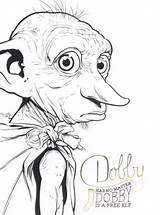 Dobby Elf Ausmalbilder Drawings Malvorlagen Malvorlage Phantastische Zeichnen Colorir Votes Acessar sketch template