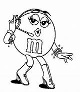 Coloring Pages Printable Candy Mm Popular sketch template