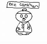 Cartman Coloring Coloringcrew sketch template