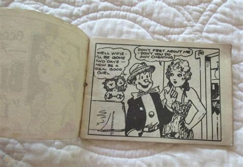 double vtg ww2 tijuana bible 8 pager naughty comic risque blondie moon