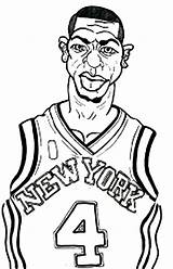 Knicks Kobe Dunking Knick sketch template