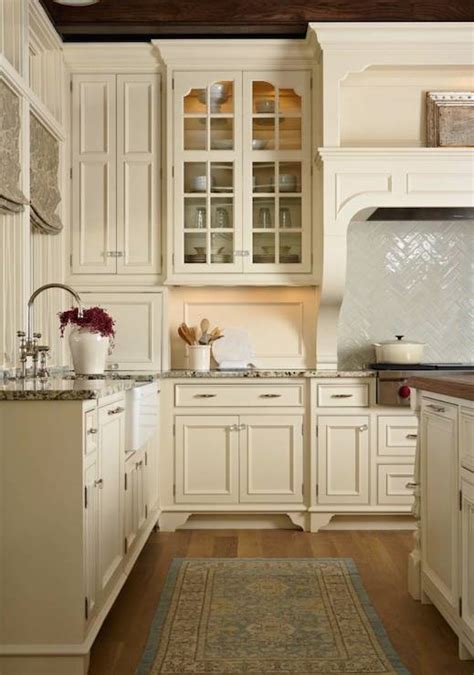 cream cabinets transitional kitchen murphy  design