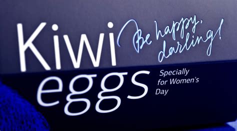 kiwi eggs for gentle sex on packaging of the world creative package