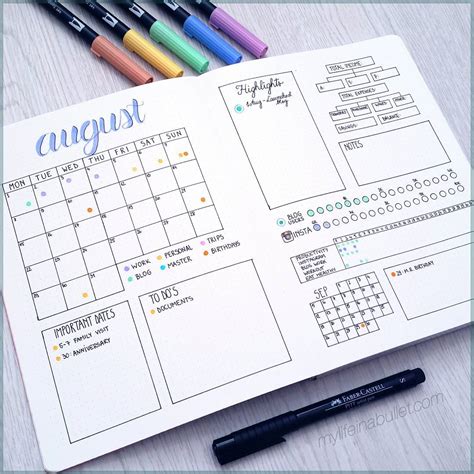 creative bullet journal ideas youll   copy