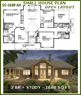 sophisticated rustic style open floor plan  carolina home plans sg  aa