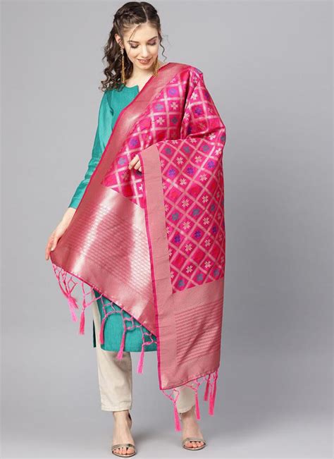 banarasi silk traditional wear dupatta collection catalog