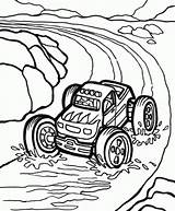 Coloring Pages Road Off Car Race Coloringhome sketch template