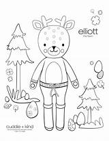 Kids Coloring Elliott Fawn Sheets sketch template