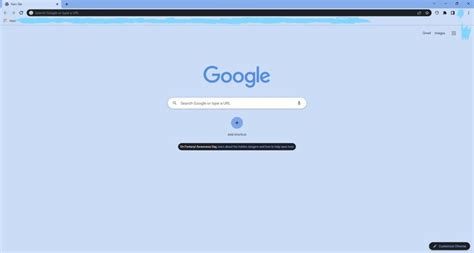 glitch  google chrome adres  zoekbalk zwart op wit themawit op zwart thema verschijnt na