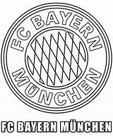 Bayern Munchen Coloring Crest Logo Topcoloringpages Football sketch template