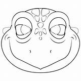 Tortoise Ninja Tortuga Lizard Tartaruga Maschera Turtles Kura Máscara Tortugas Supercoloring Colorea Topeng Kanak Kesah Katak Parentune Reptiles sketch template