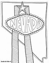 Coloring Nevada Pages Getcolorings State States Choose Board United sketch template