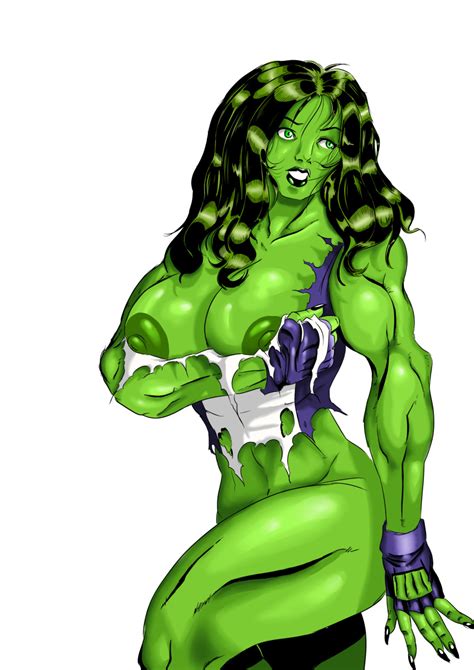 Rule 34 Avengers Green Skin Hulk Series Jennifer