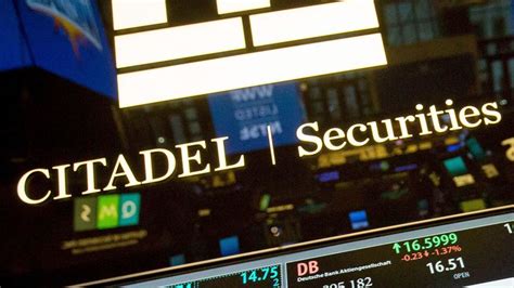citadel securities settles  fund  secret algorithm pensions
